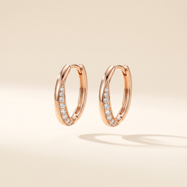 Chic Gold Hoop Earrings – Albella Jewelry