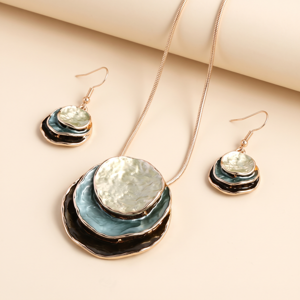 Vintage Layered Blue Stone Set – Albella Jewelry