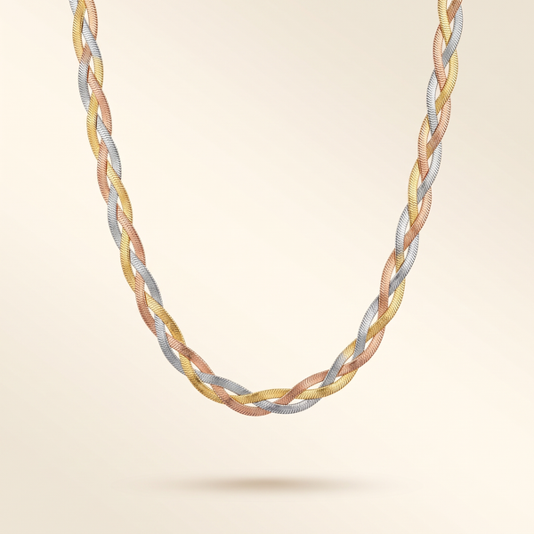 Elegant Gold and Silver Necklace – Albella Jewelry