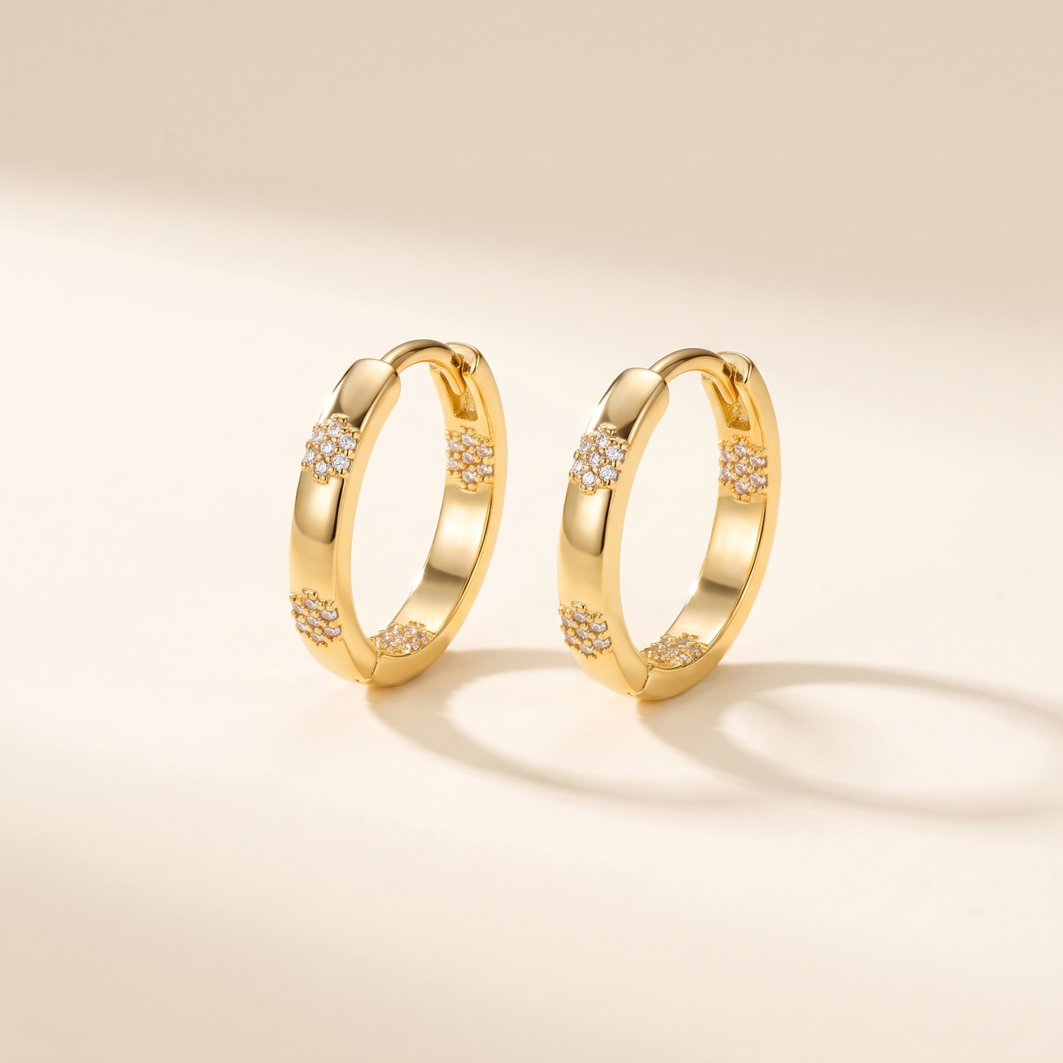 Vintage Gold Flower Hoop Earrings – Albella Jewelry