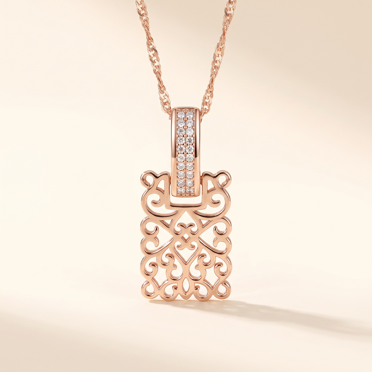 Elegant Gold Mandala Necklace – Albella Jewelry