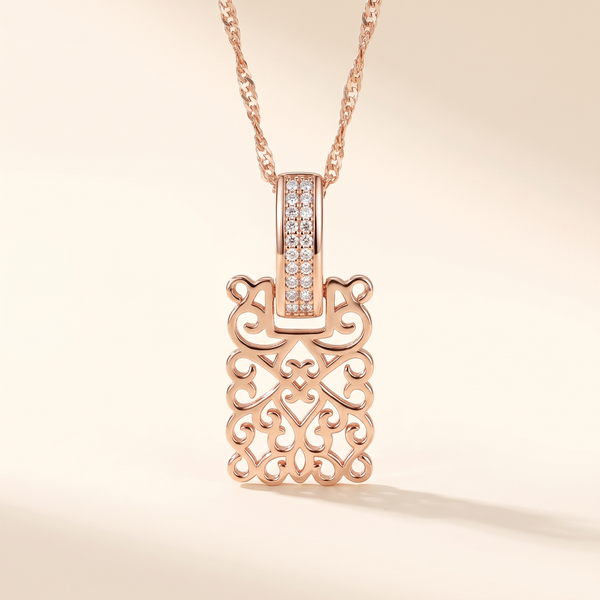 Elegant Gold Mandala Necklace – Albella Jewelry