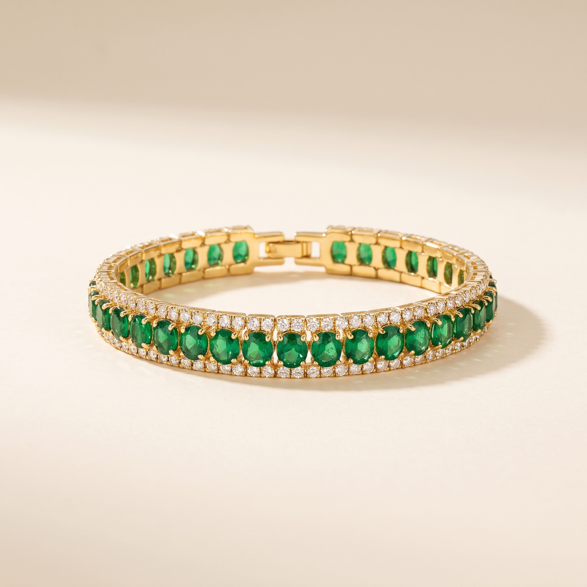 Green and Gold Bracelet – Albella Jewelry