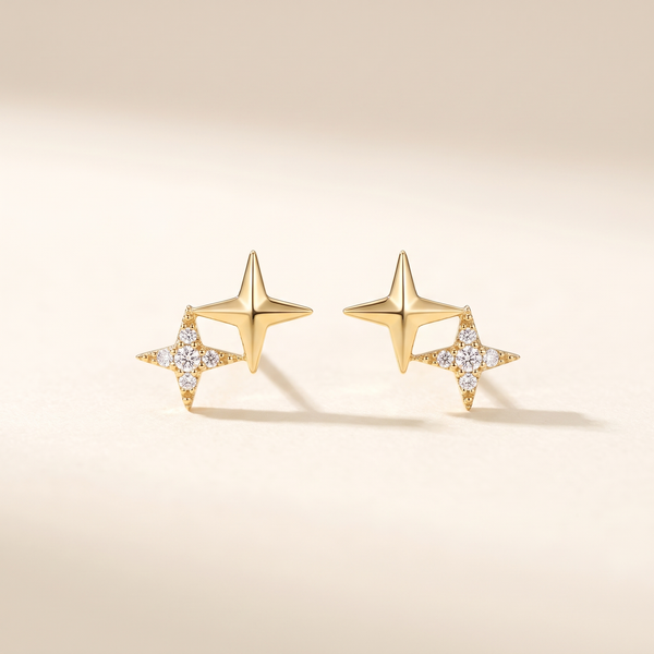 Sparkling Star Earrings – Albella Jewelry