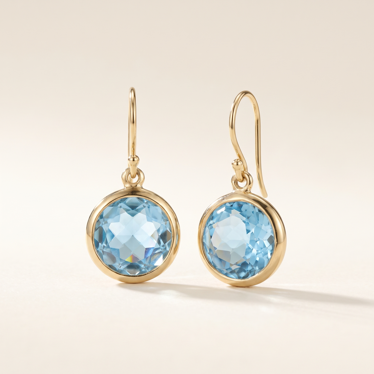 Chic Earrings with Blue Crystal – Albella Jewelry