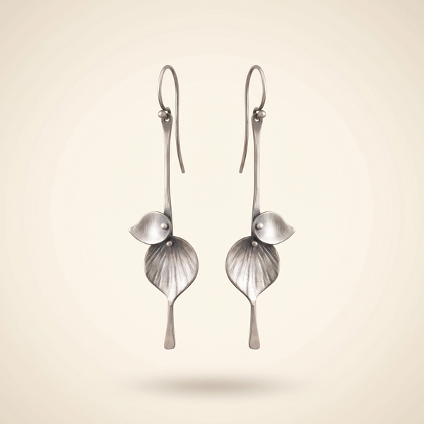 Vintage Silver Leaf Earrings – Albella Jewelry