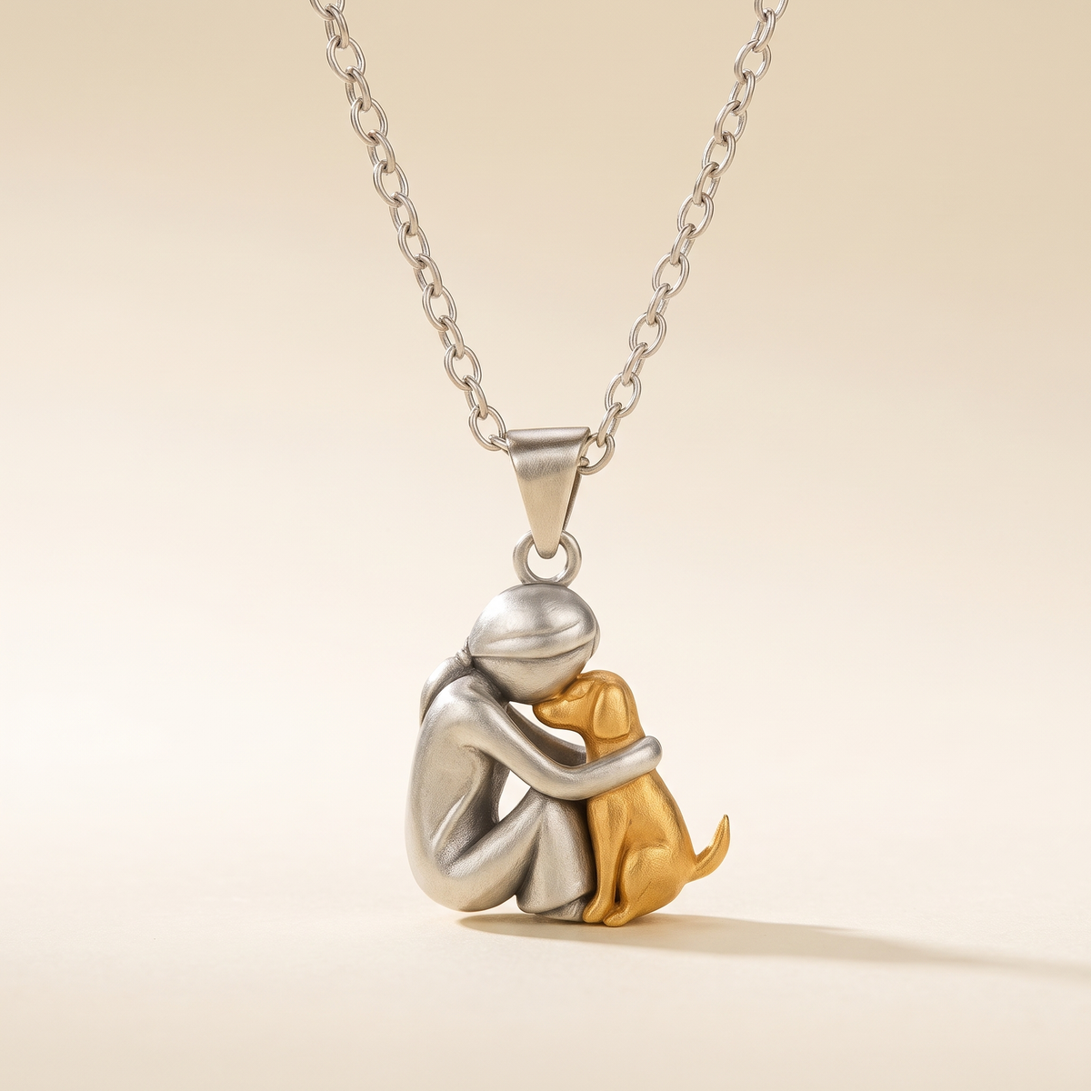 Dog Memorial Hug Pendant Necklace – Albella Jewelry