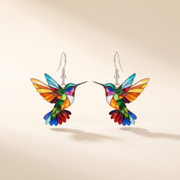 Beautiful Hummingbird Necklace with Bonus Earrings – Albella Jewelry
