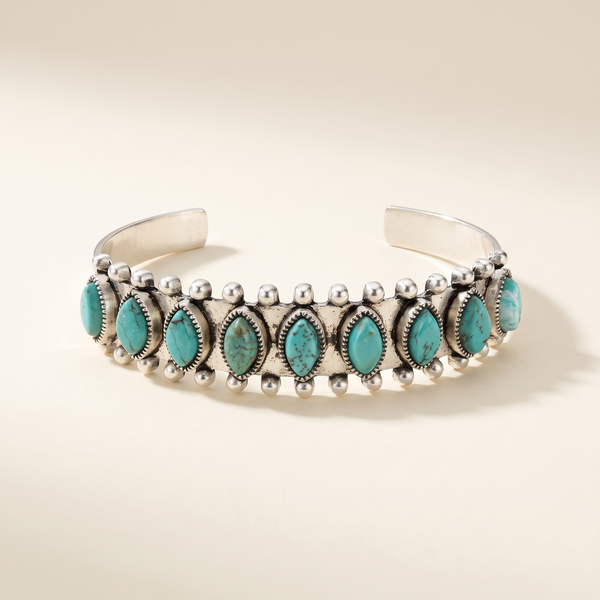 Azmira Turquoise Cuff Bracelet – Albella Jewelry
