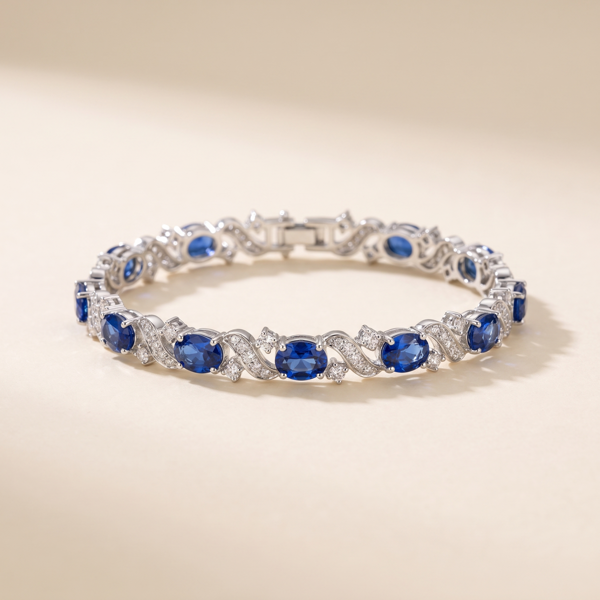 Giada Adjustable Sapphire Bracelet – Albella Jewelry