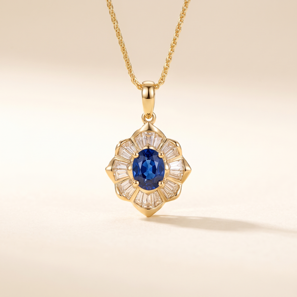 Kavella Sapphire Necklace – Albella Jewelry