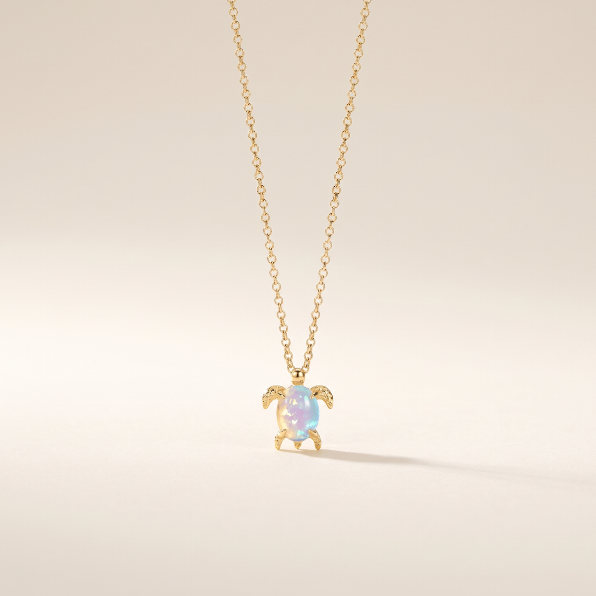 Opal Sea Turtle Pendant Necklace – Albella Jewelry