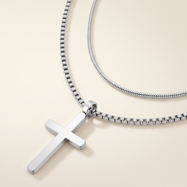 Classic Cross Necklace Duo – Albella Jewelry