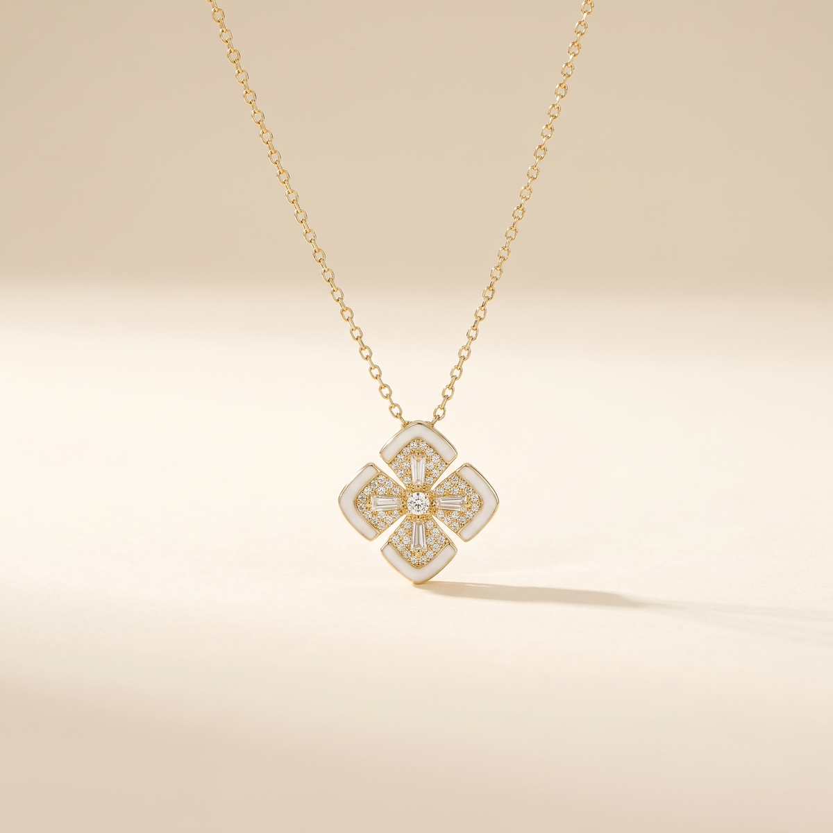 Minimal Stainless Steel Pendant Necklace – Albella Jewelry