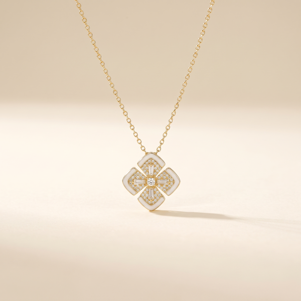 Minimal Stainless Steel Pendant Necklace – Albella Jewelry