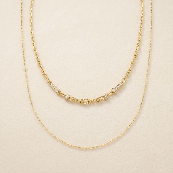 .7mm 14kt Yellow Gold Rope-Chain Necklace – Albella Jewelry