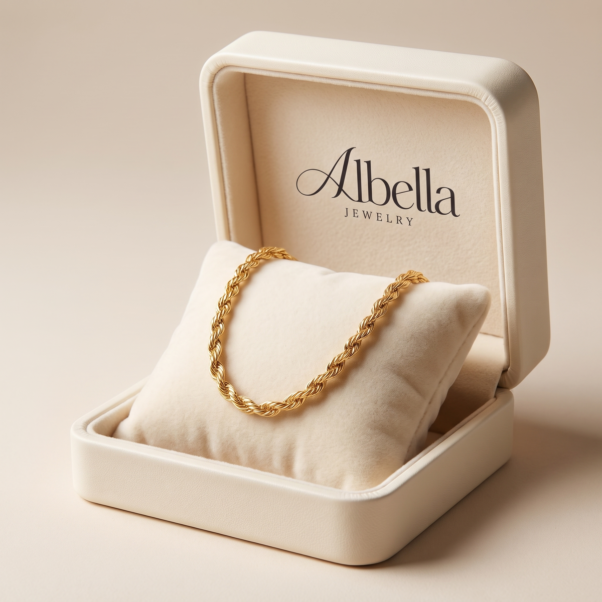 Italian 1.5mm 18kt Gold Over Sterling Adjustable Singapore-Chain Necklace in Albella Jewelry gift box