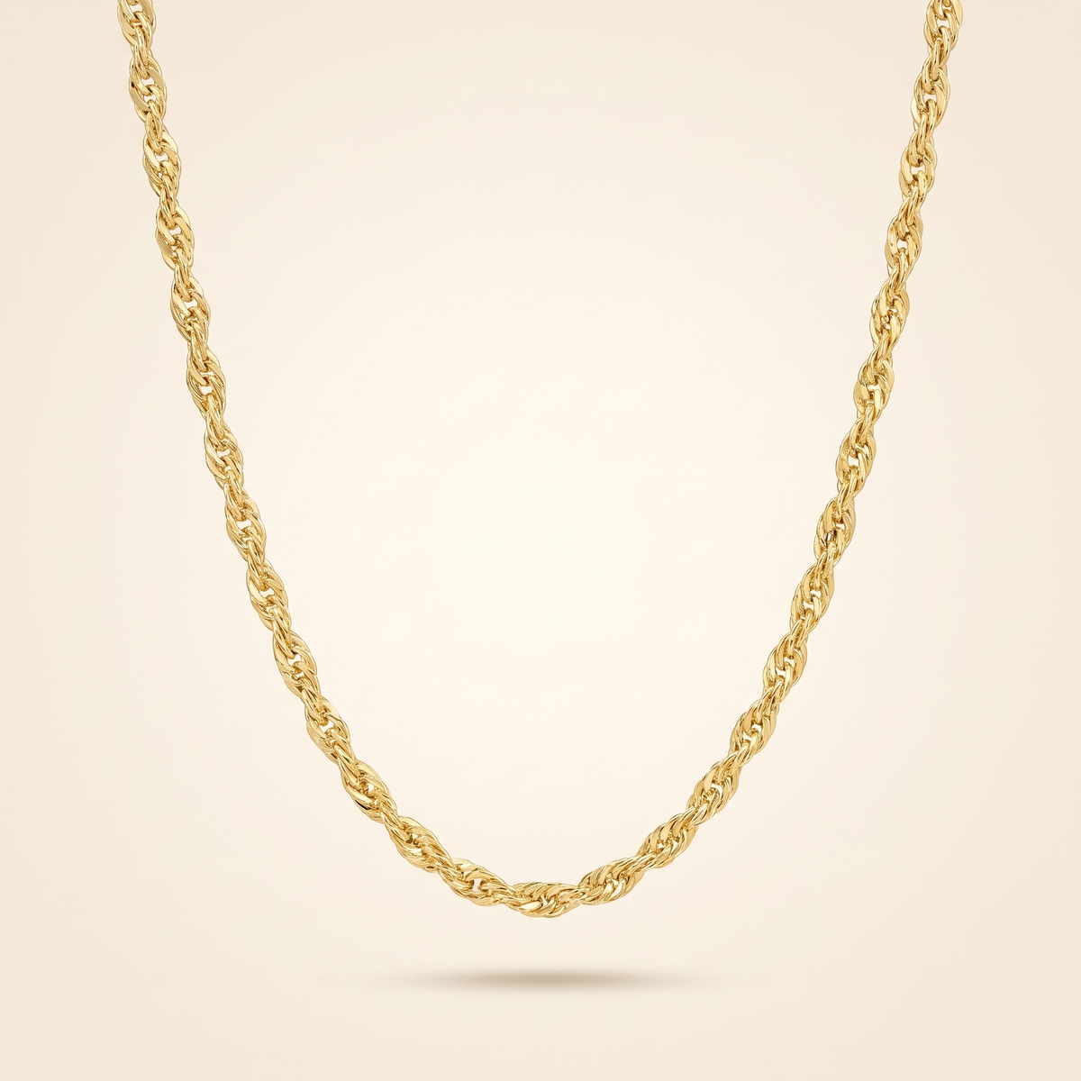 Italian 1.5mm 18kt Gold Over Sterling Adjustable Singapore-Chain Necklace – Albella Jewelry