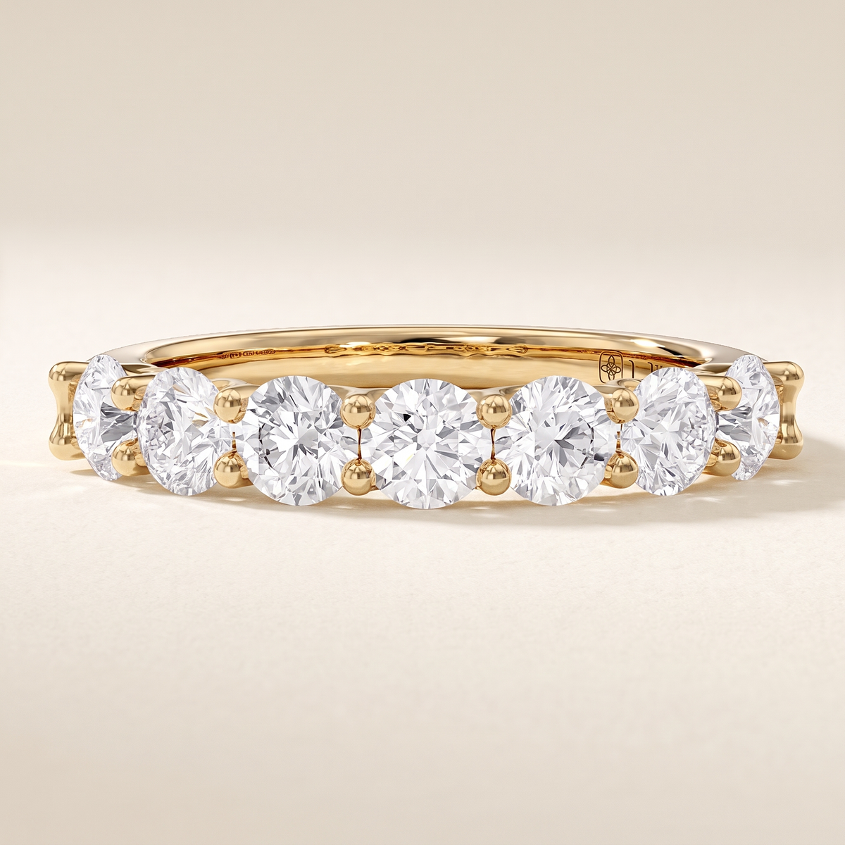Rivera 7-Stone Trellis Diamond Band – Albella Jewelry
