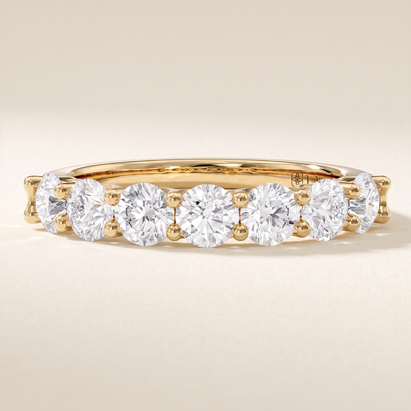 Rivera 7-Stone Trellis Diamond Band – Albella Jewelry