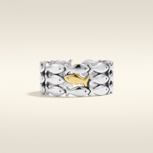 Swim Against The Current Ring – Albella Jewelry