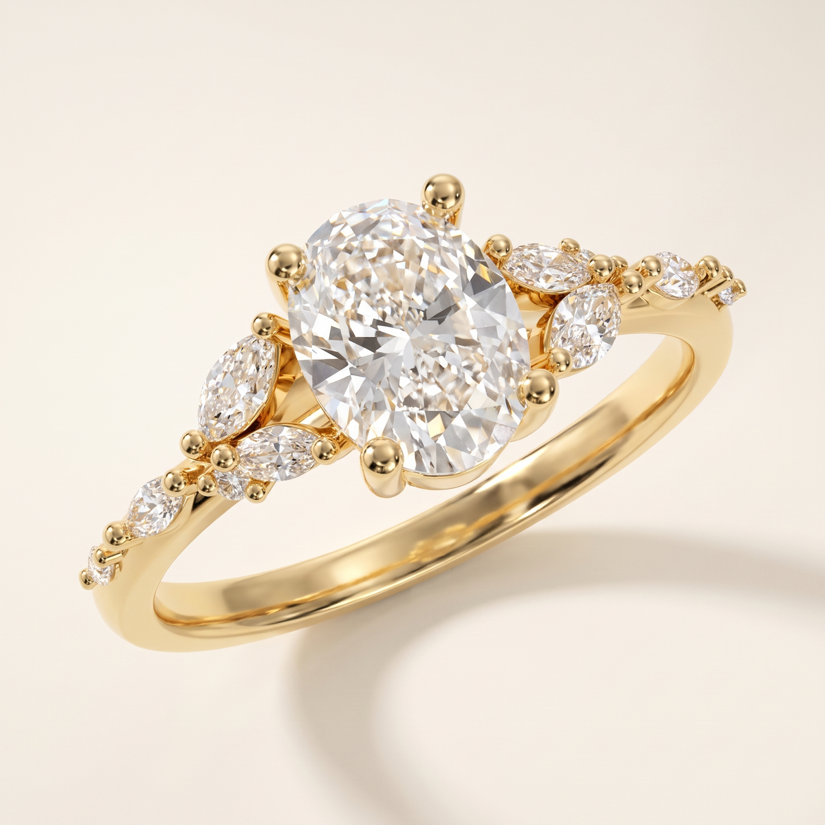 Elegant Cascading Statement Ring – Albella Jewelry