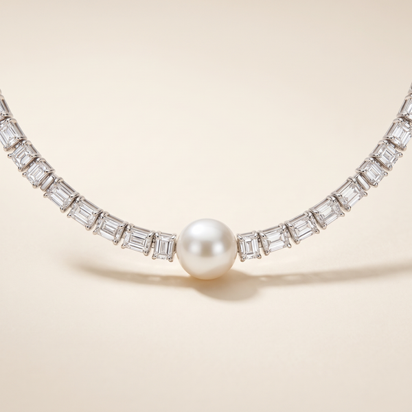 Elegant Pearl Choker Necklace – Albella Jewelry