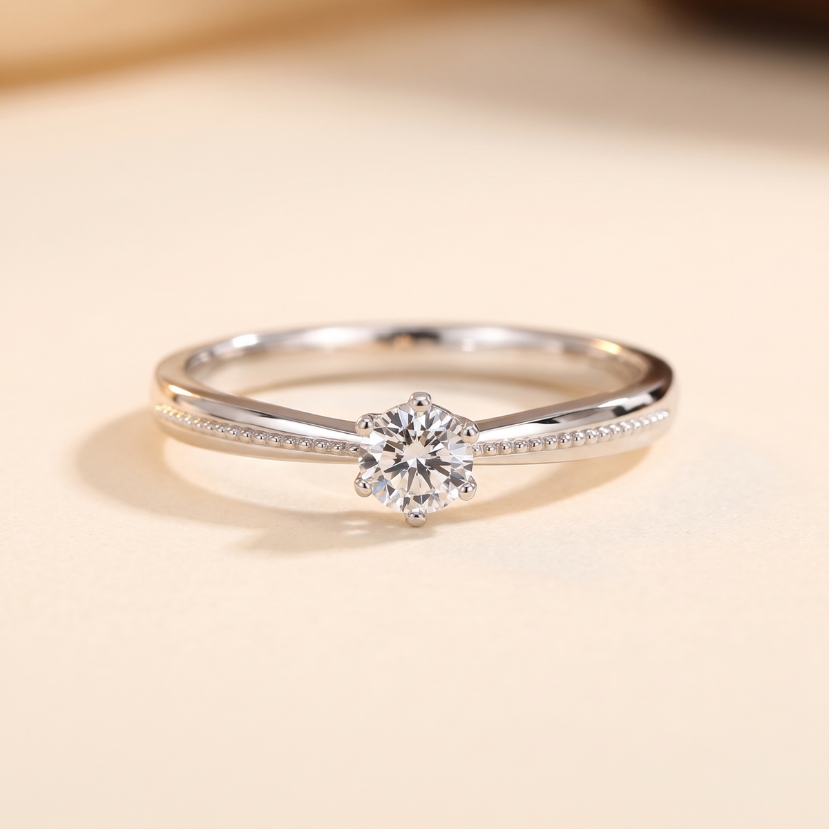 Elegant Classic Solitaire Ring – Albella Jewelry