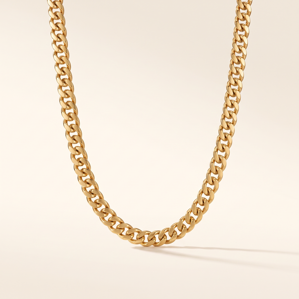 Elegant Chunky Cuban Necklace – Albella Jewelry