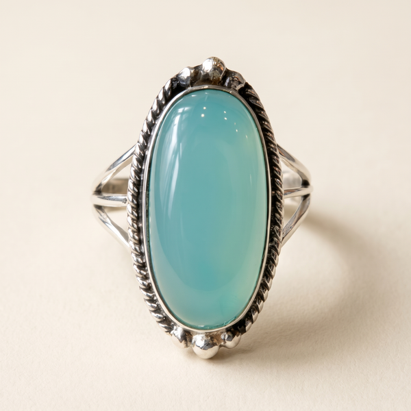 Vintage Sterling Silver Turquoise Statement Ring – Albella Jewelry