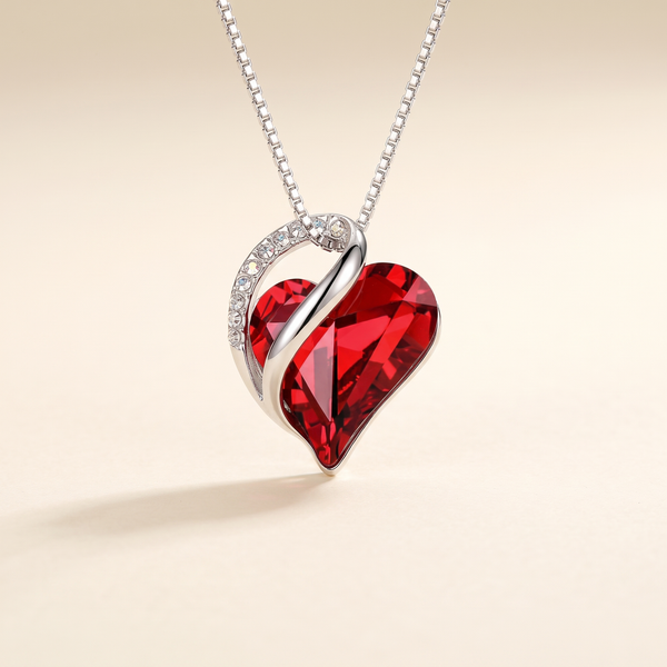Infinity Heart Ruby Necklace – Albella Jewelry