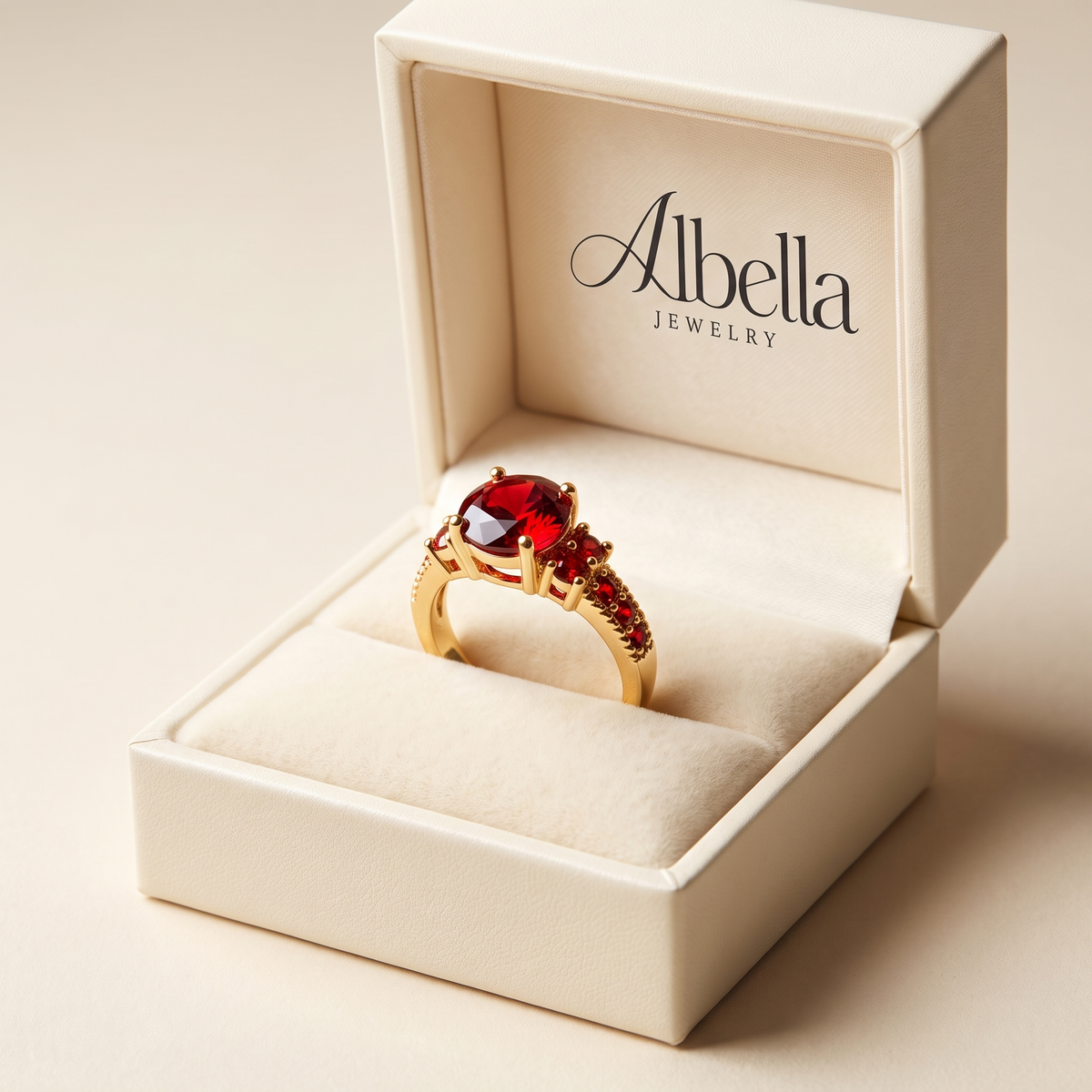 Celia Ardelynn Ring in Albella Jewelry gift box