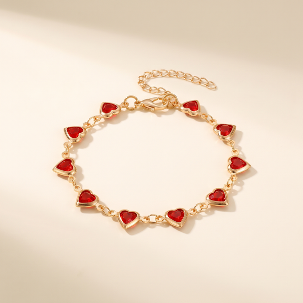Ophelyra Garnetelle Bracelet Gold – Albella Jewelry