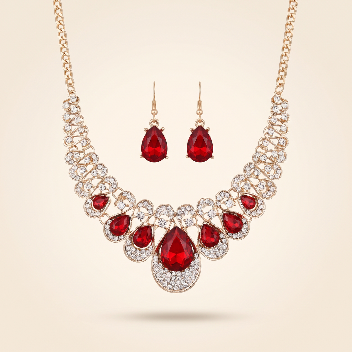 Maevina Crimselle Jewelry Set – Albella Jewelry