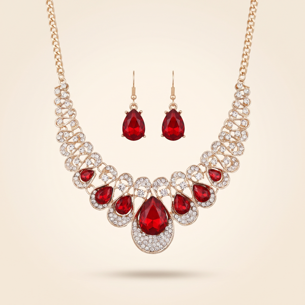 Maevina Crimselle Jewelry Set – Albella Jewelry