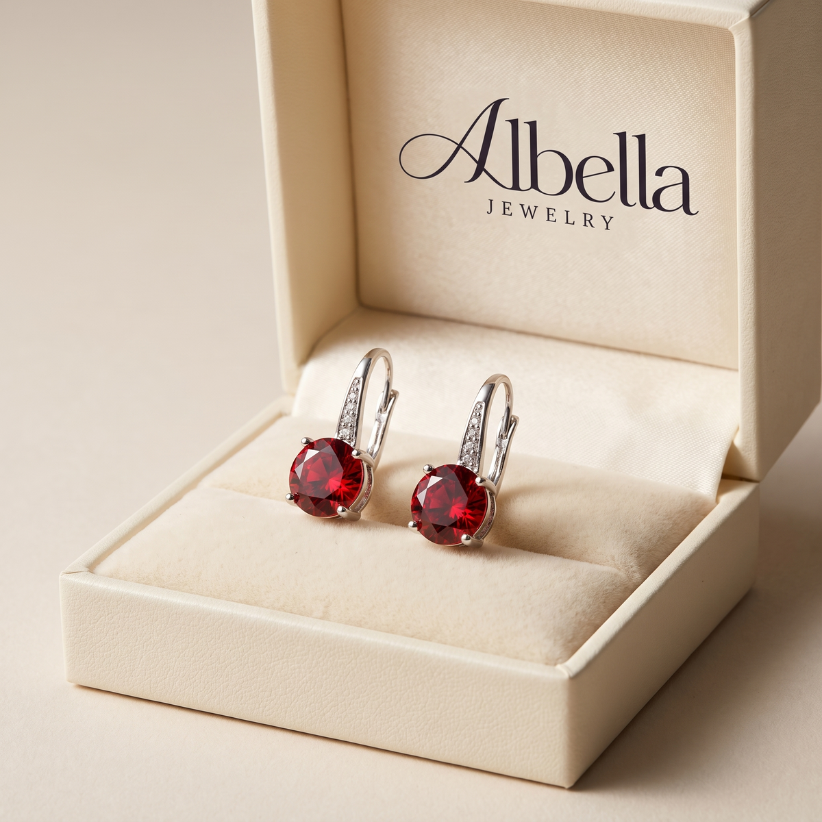 Celira Orvane Earrings in Albella Jewelry gift box