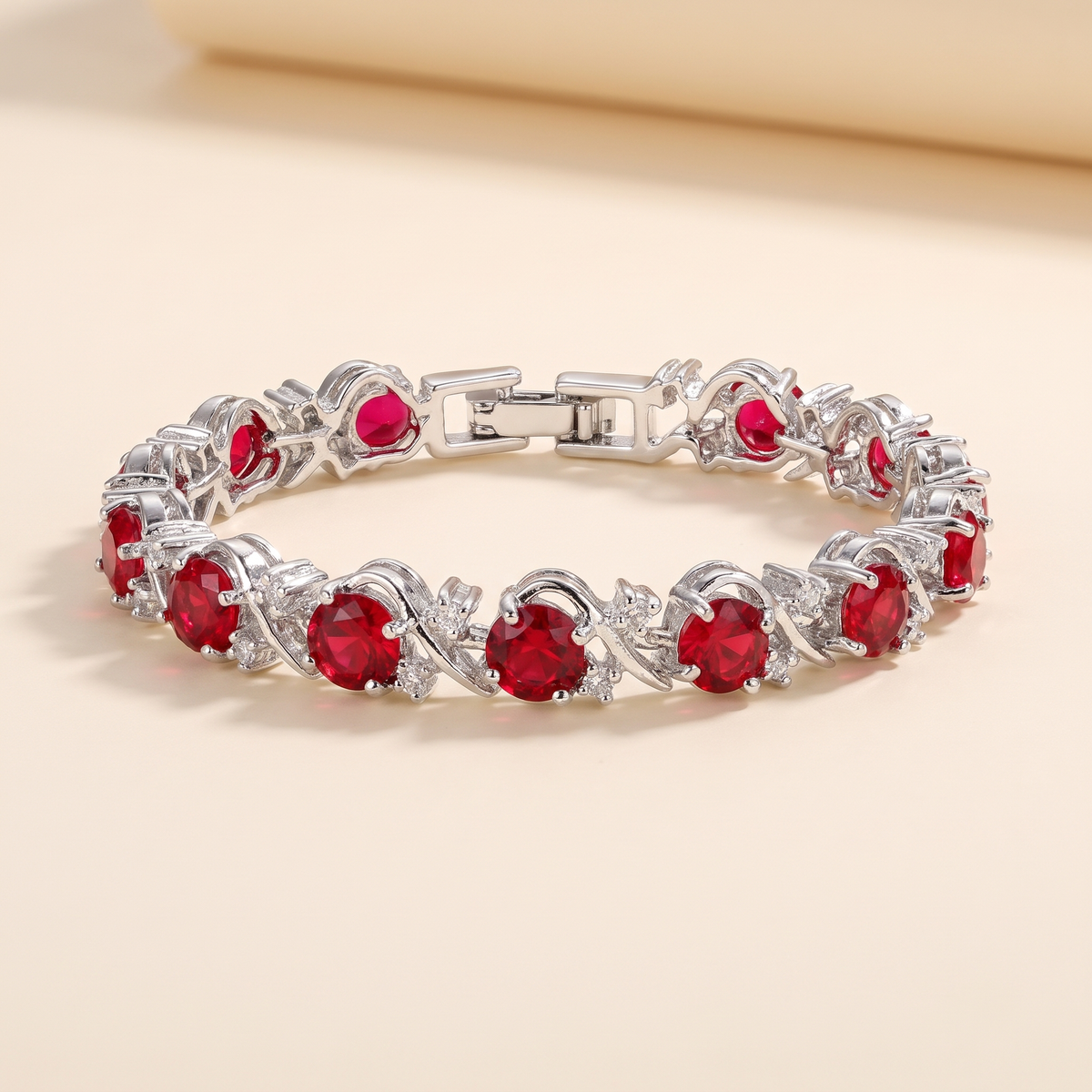 Ruby Vine Tennis Bracelet – Albella Jewelry