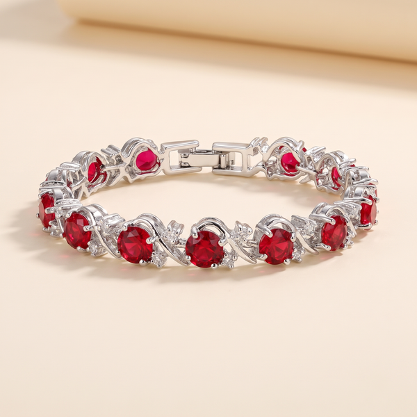 Ruby Vine Tennis Bracelet – Albella Jewelry