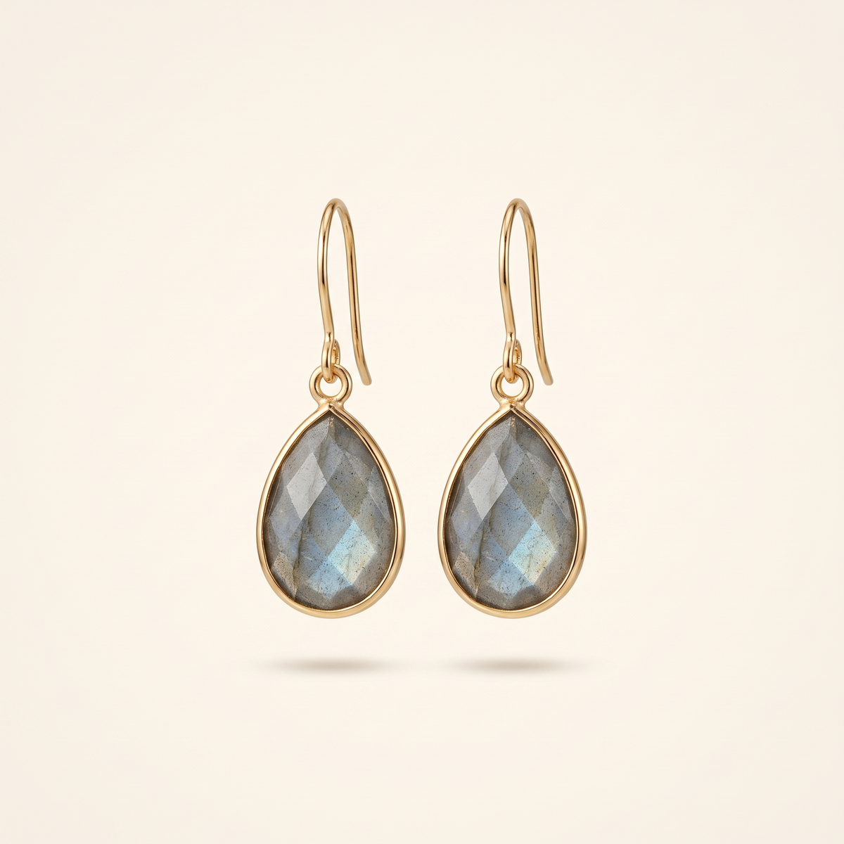 Vintage Gold & Blue Crystal Earrings – Albella Jewelry