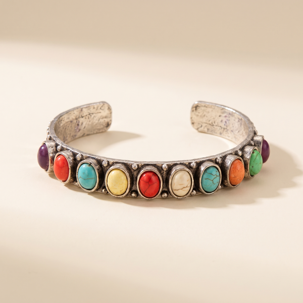 Vintage Colorful Stones Bracelet – Albella Jewelry