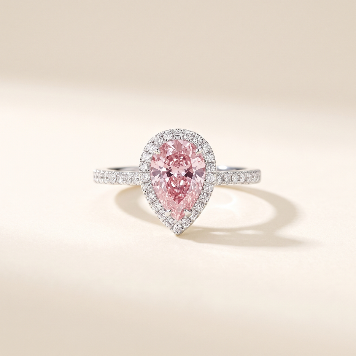 Teardrop Pink Sapphire Ring – Albella Jewelry