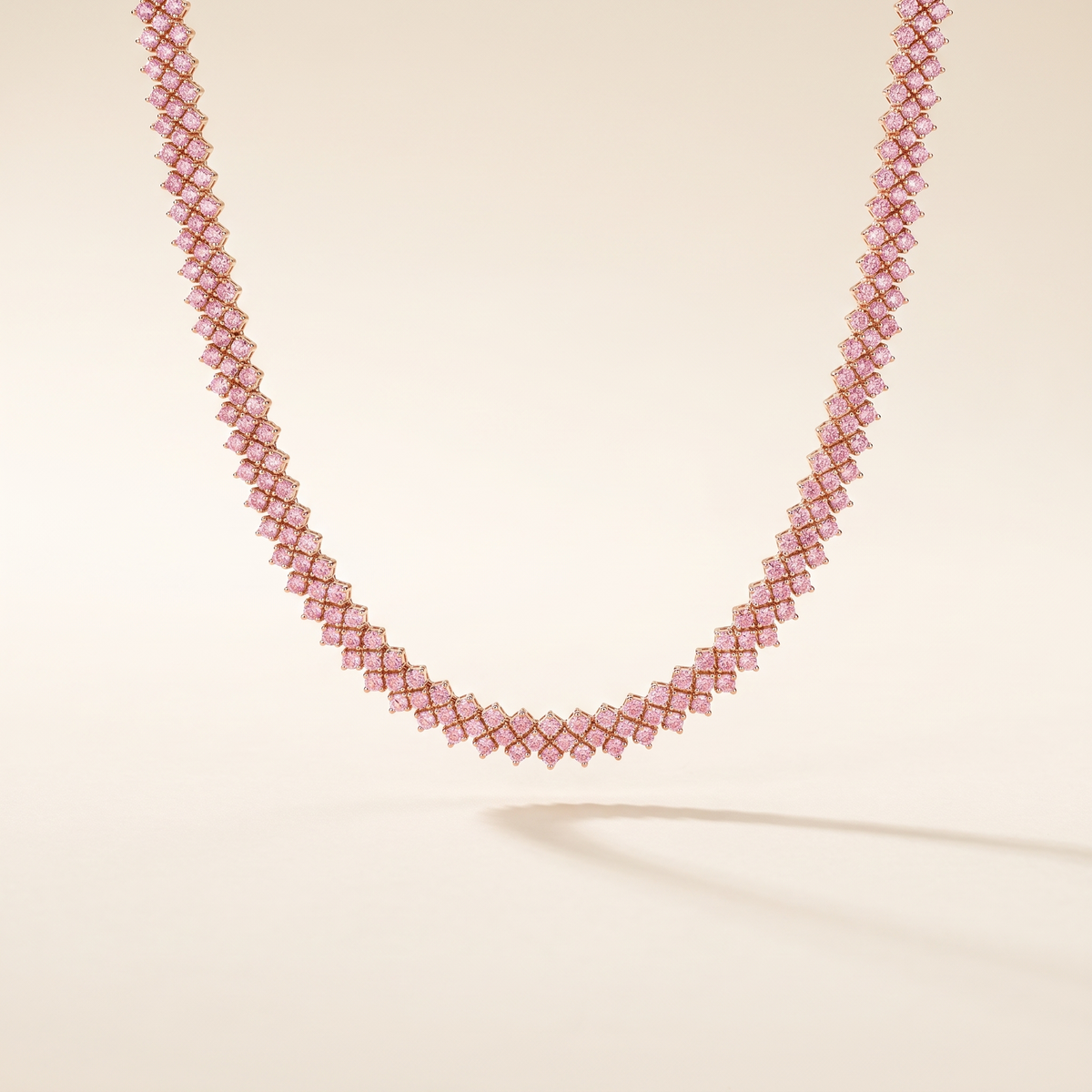 Rose Ember Line Necklace – Albella Jewelry