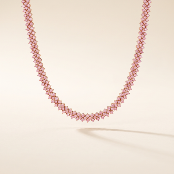 Rose Ember Line Necklace – Albella Jewelry