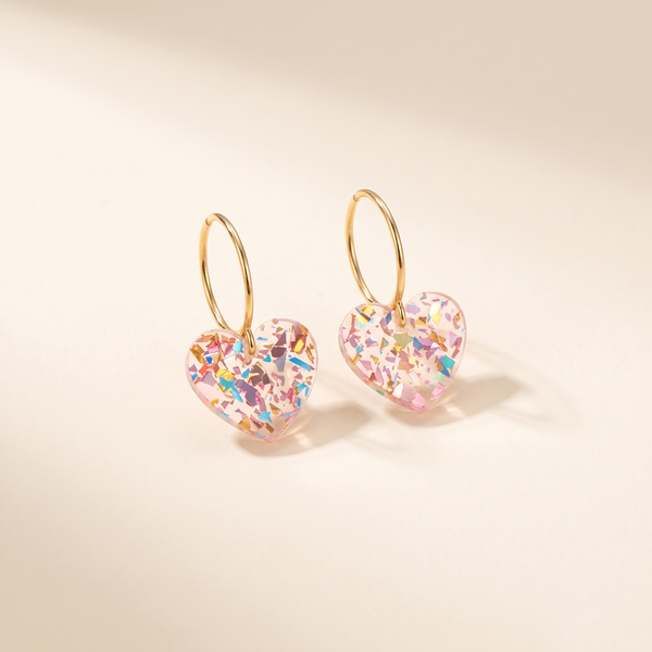 Heart Drop Earrings – Albella Jewelry