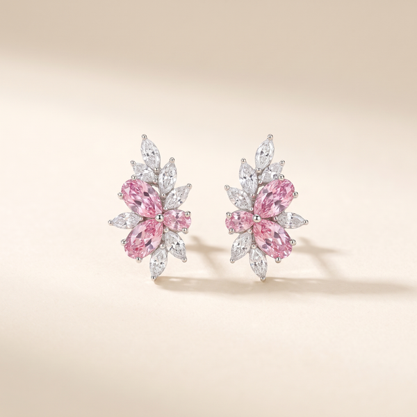 Lyra Blushbloom Earrings – Albella Jewelry