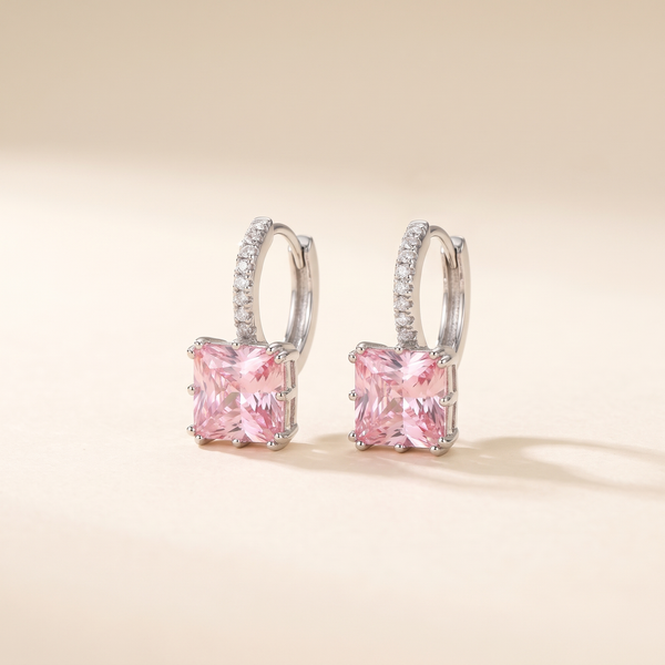 Pink Radiance Huggie Earrings – Albella Jewelry