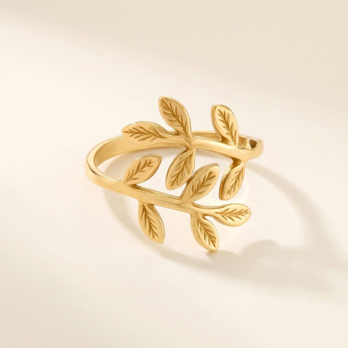 Olive Leaf Wrap Ring – Albella Jewelry