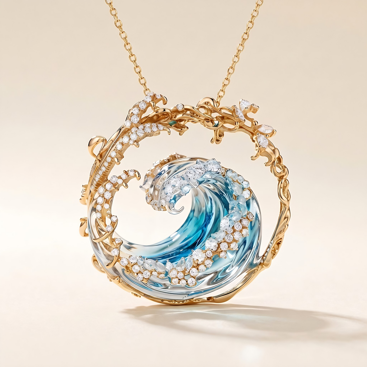 Ocean's Oath Necklace – gold