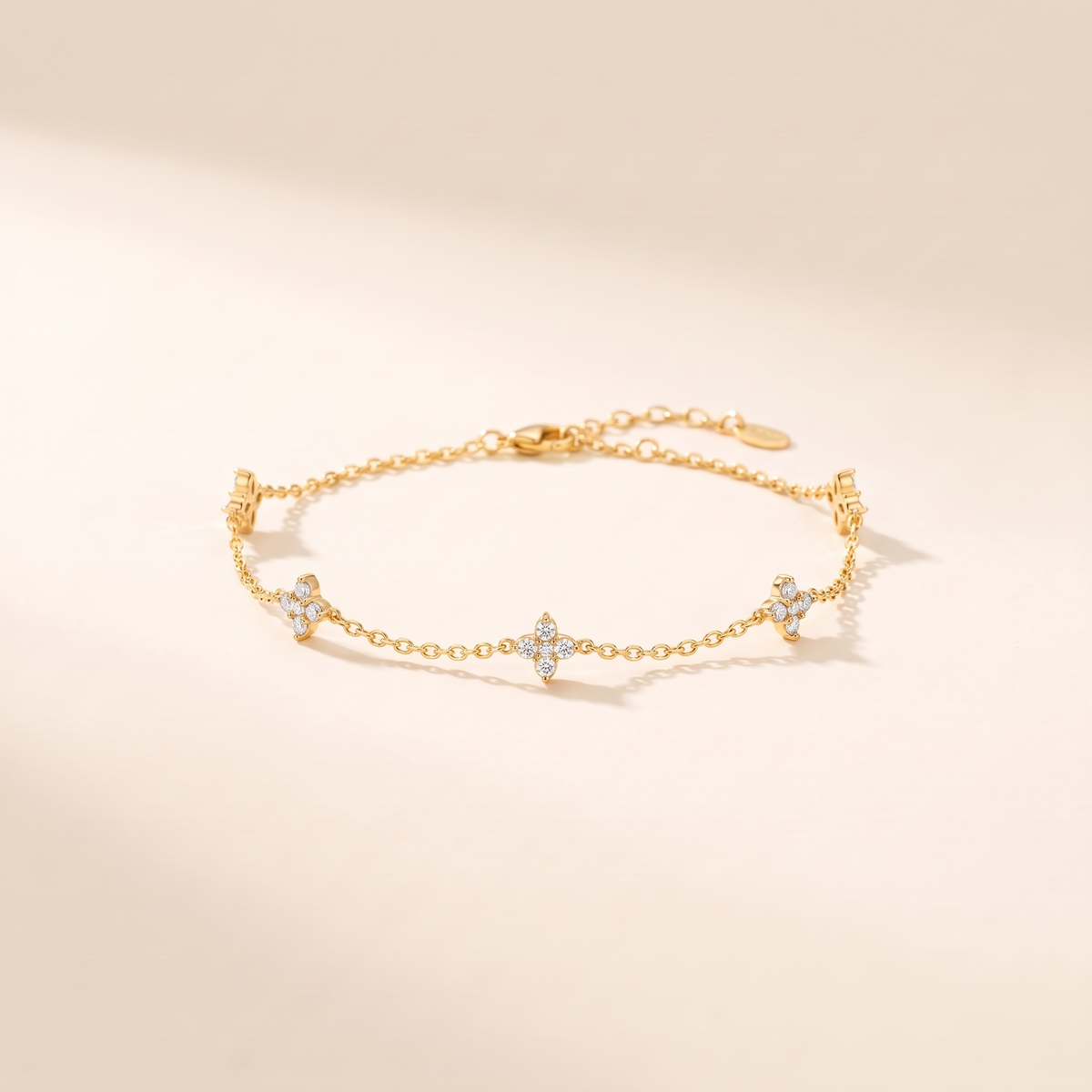 Butterfly Crystal Bracelet – gold