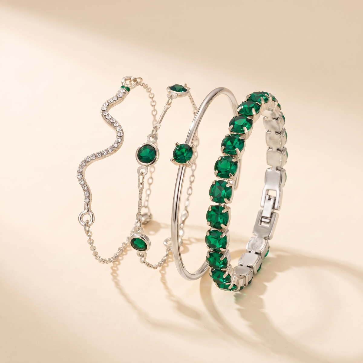 Sorina Feldwyn Bracelet Set – white gold